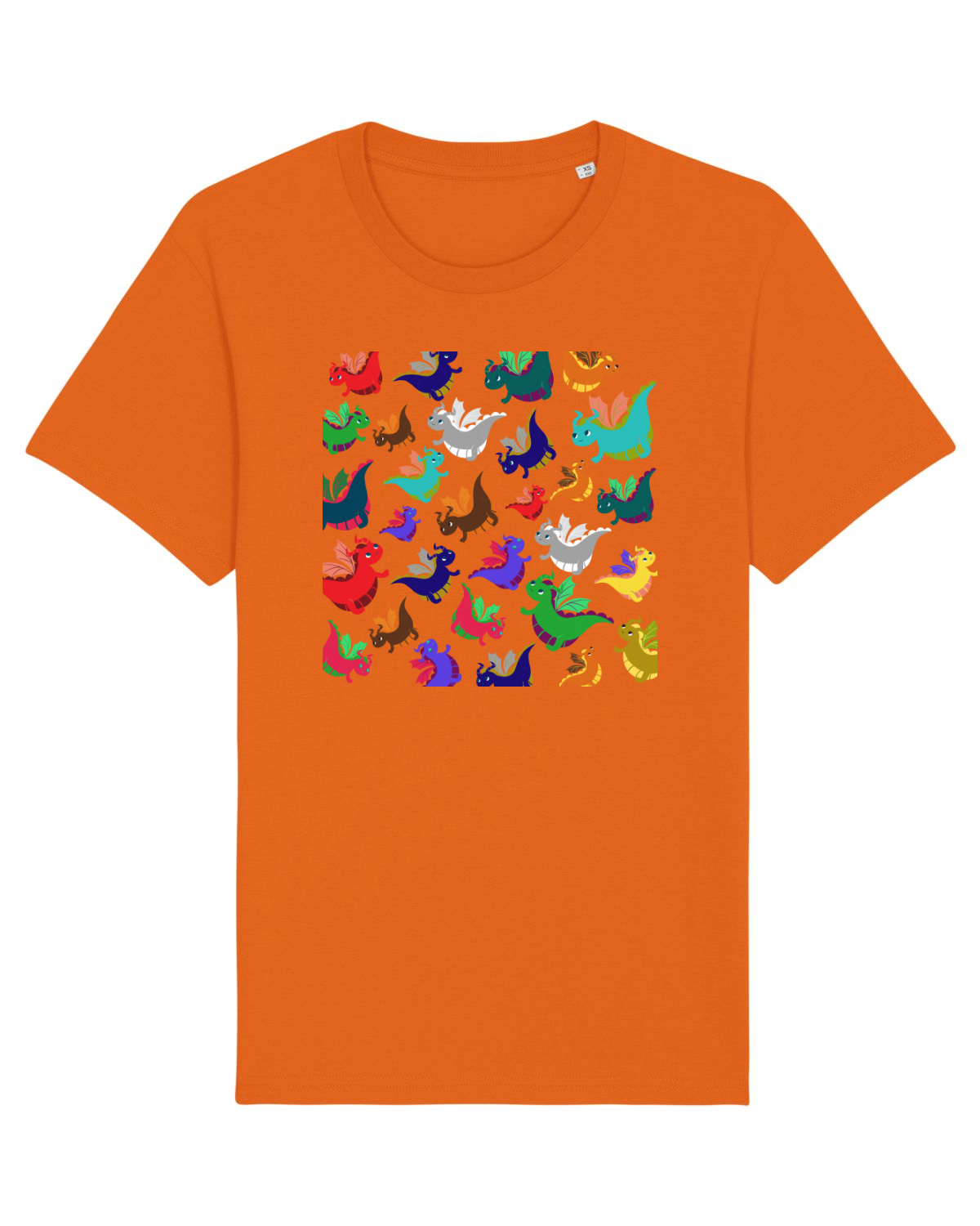 Tricou mânecă scurtă Unisex Rocker Bright Orange