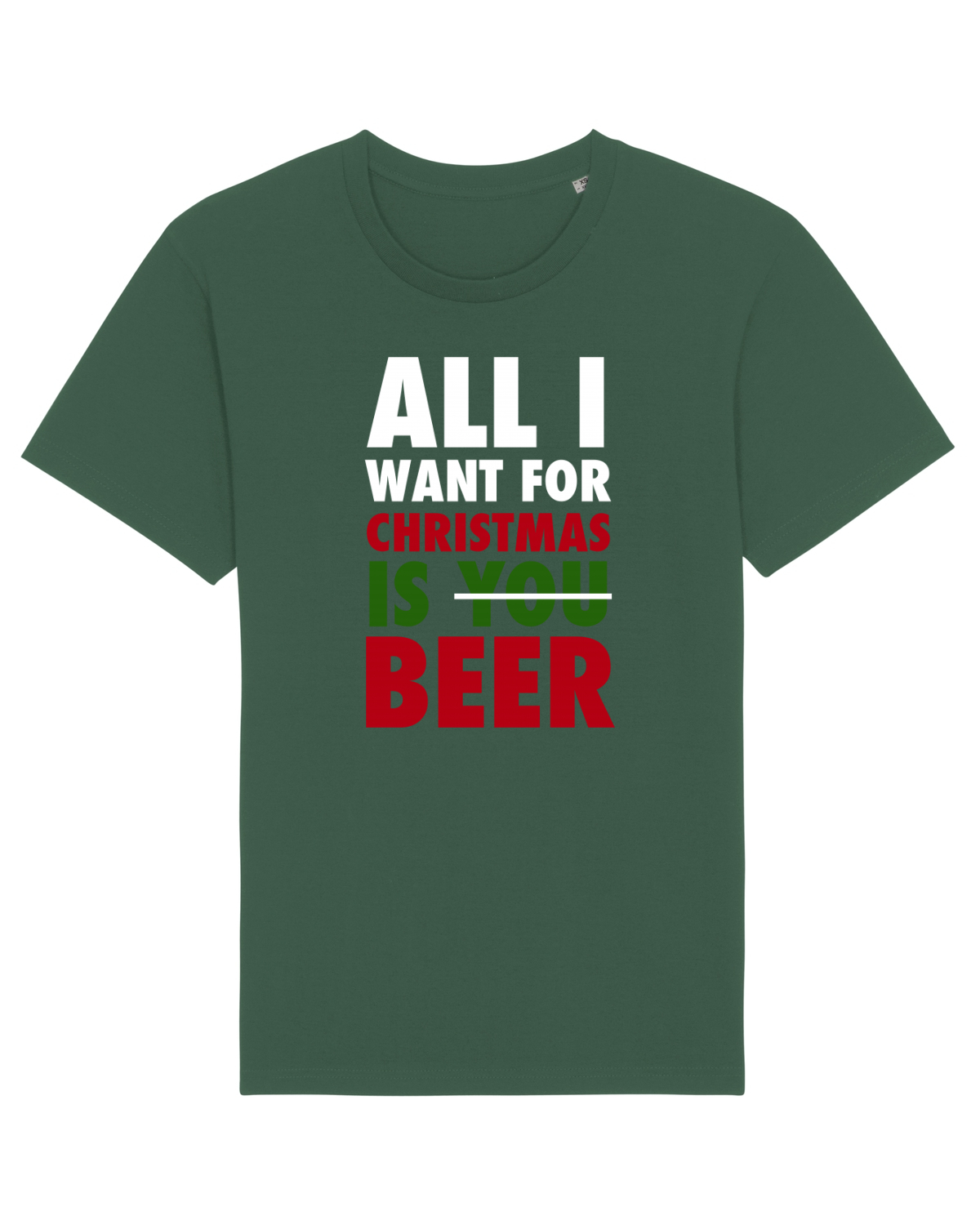 Tricou mânecă scurtă Unisex Rocker Bottle Green