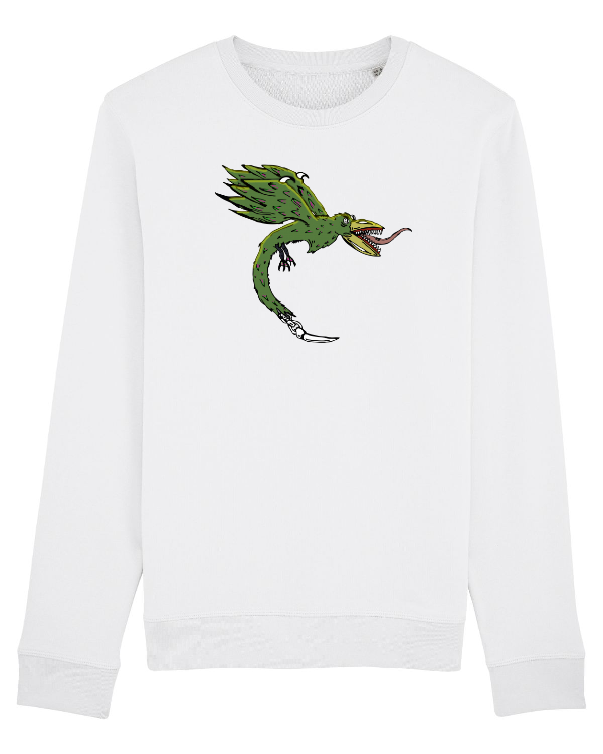 Bluză mânecă lungă Unisex Rise White