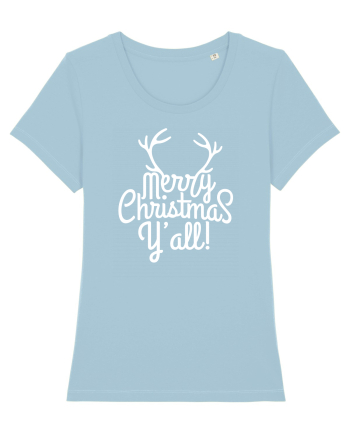 MERRY CHRISTMAS Sky Blue