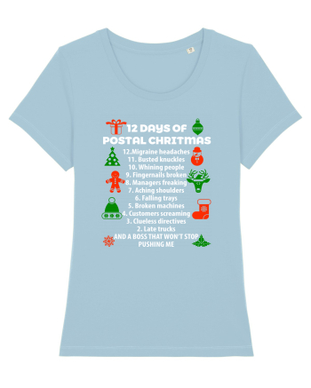 POSTAL CHRISTMAS Sky Blue