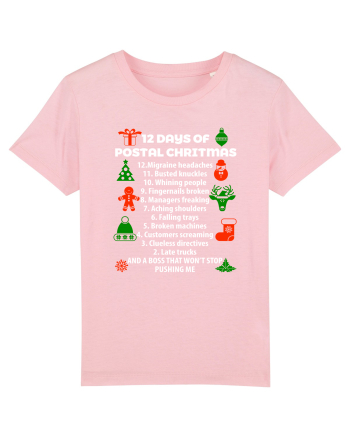 POSTAL CHRISTMAS Cotton Pink