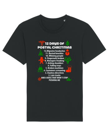 POSTAL CHRISTMAS Black