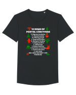 POSTAL CHRISTMAS Tricou mânecă scurtă guler larg Bărbat Skater