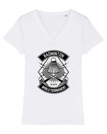 Badminton Championship Black White