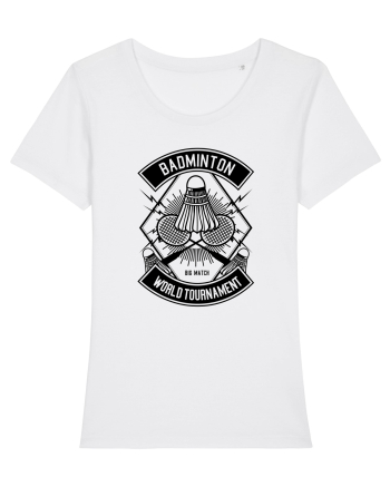 Badminton Championship Black White