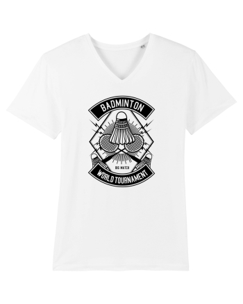 Badminton Championship Black White