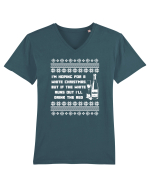 CHRISTMAS Tricou mânecă scurtă guler V Bărbat Presenter