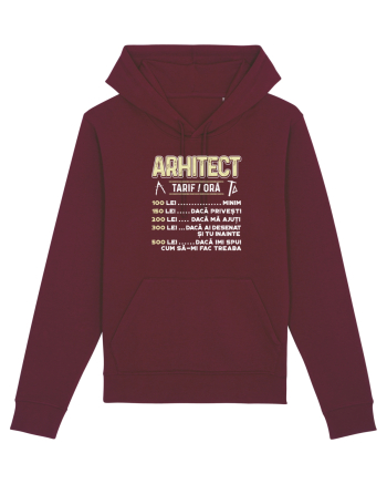 ARHITECT - tarif pe ora Burgundy