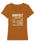 ARHITECT - tarif pe ora Tricou mânecă scurtă guler larg fitted Damă Expresser