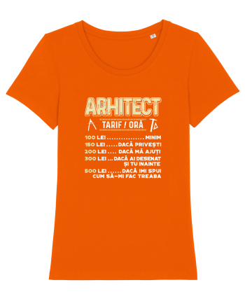 ARHITECT - tarif pe ora Bright Orange