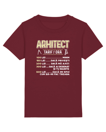 ARHITECT - tarif pe ora Burgundy