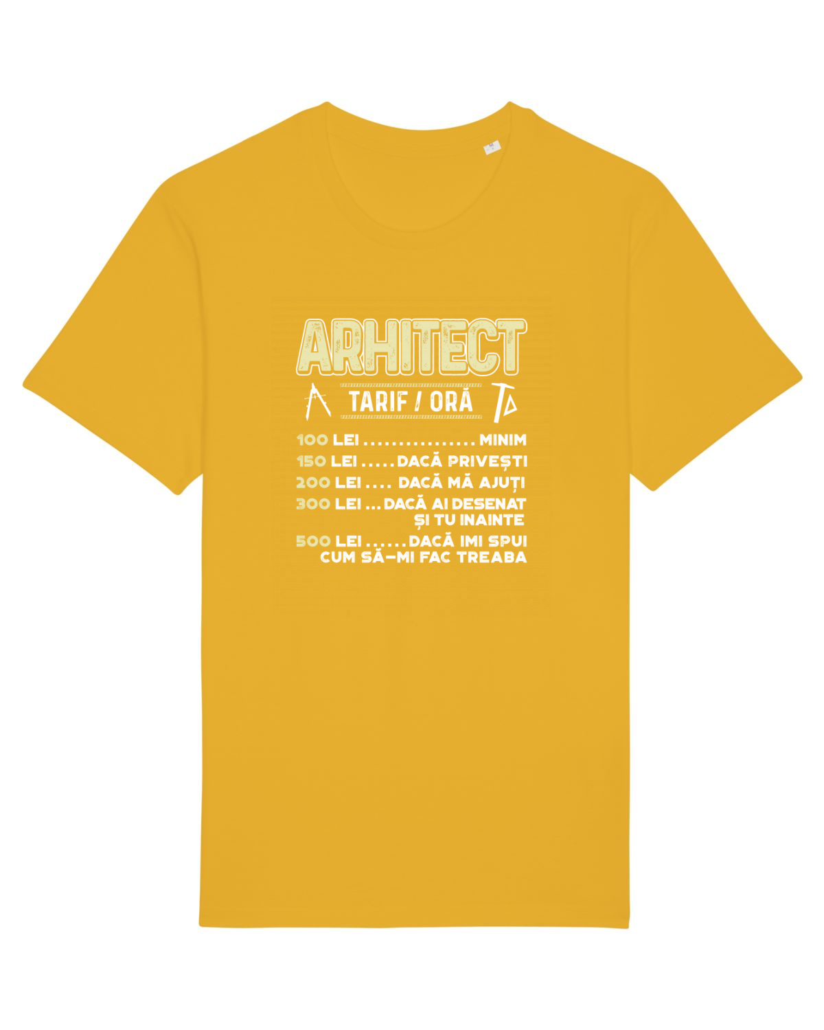 Tricou mânecă scurtă Unisex Rocker Spectra Yellow