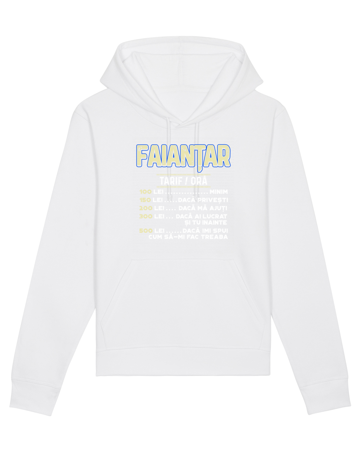 Hanorac Unisex Drummer White