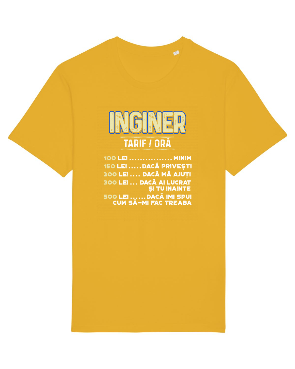 Tricou mânecă scurtă Unisex Rocker Spectra Yellow