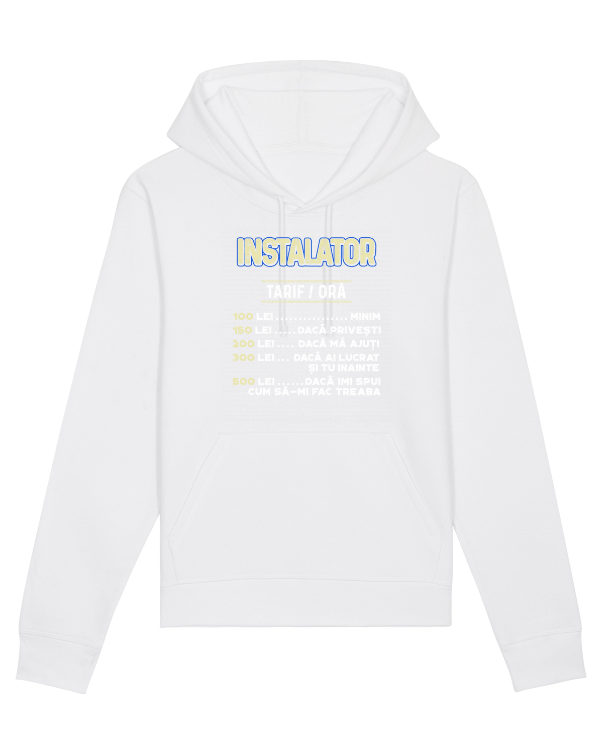 Hanorac Unisex Drummer White