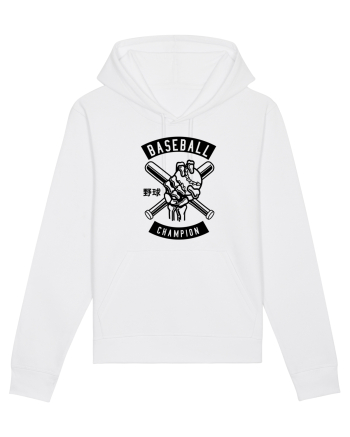 Baseball Skeleton Black White