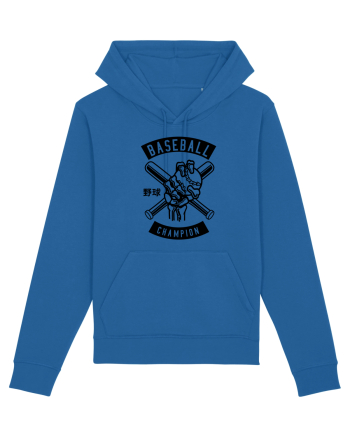 Baseball Skeleton Black Royal Blue