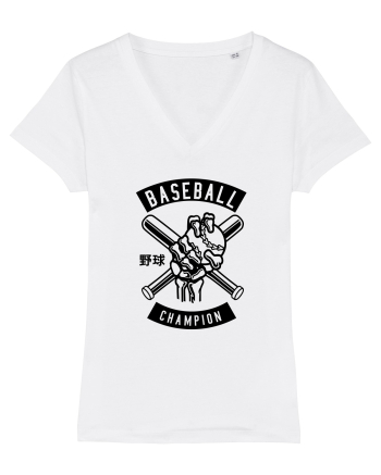 Baseball Skeleton Black White