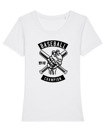 Baseball Skeleton Black White