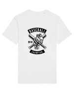 Baseball Skeleton Black Tricou mânecă scurtă Unisex Rocker
