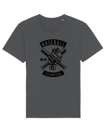 Baseball Skeleton Black Anthracite