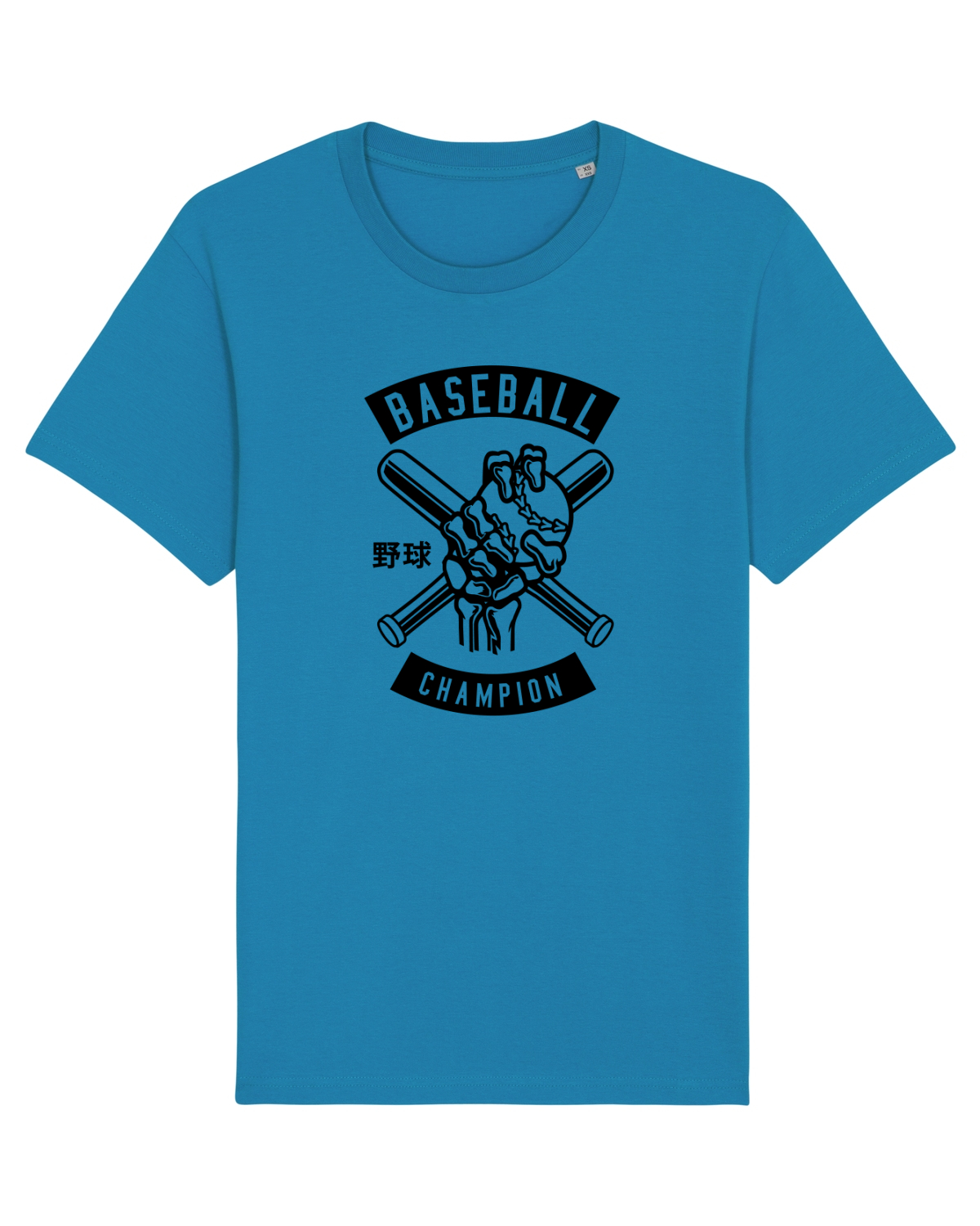 Tricou mânecă scurtă Unisex Rocker Azur