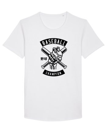 Baseball Skeleton Black White