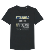 Strungar Tricou mânecă scurtă guler larg Bărbat Skater