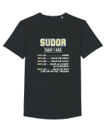 SUDOR Tricou mânecă scurtă guler larg Bărbat Skater