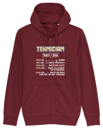 Tehnician Hanorac cu fermoar Unisex Connector