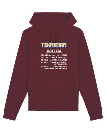 Tehnician Burgundy
