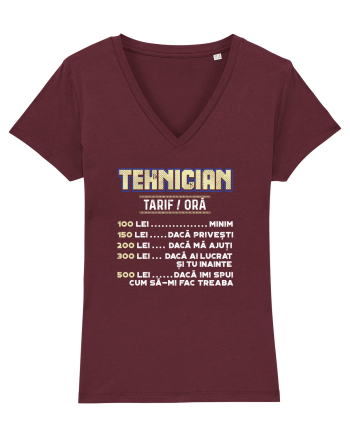Tehnician Burgundy