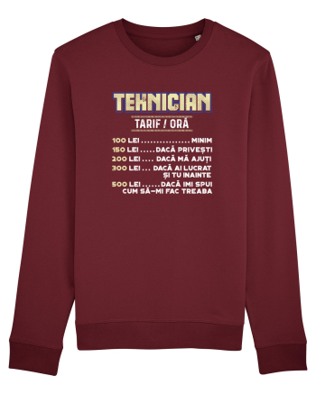 Tehnician Burgundy