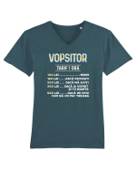 Vopsitor Tricou mânecă scurtă guler V Bărbat Presenter