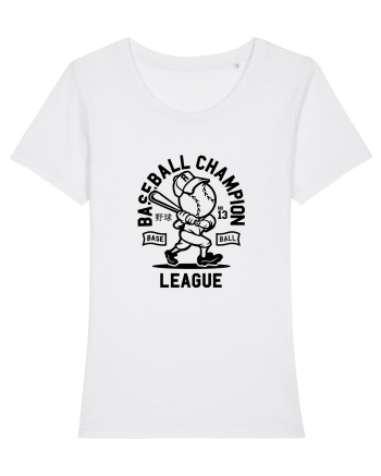 Baseball Champion Black White