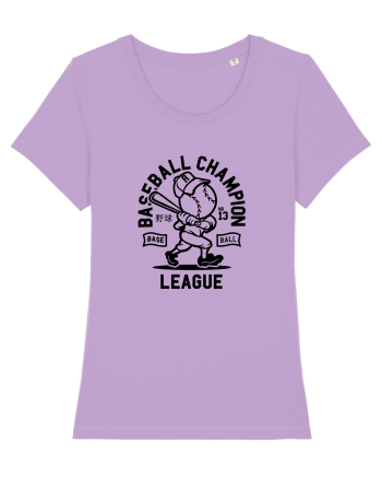 Baseball Champion Black Lavender Dawn