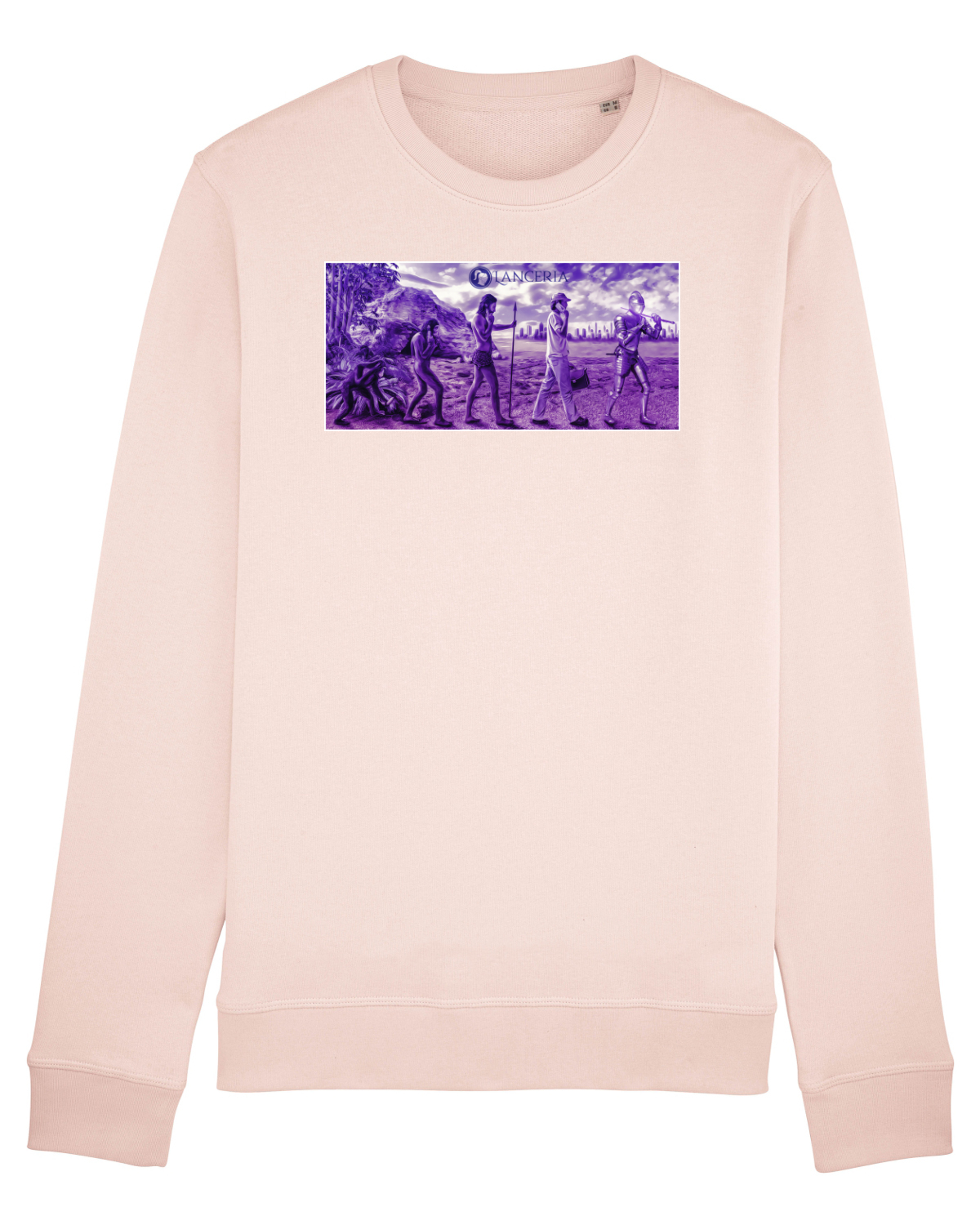 Bluză mânecă lungă Unisex Rise Candy Pink