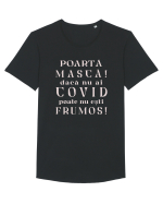 Poartă Mască! Tricou mânecă scurtă guler larg Bărbat Skater