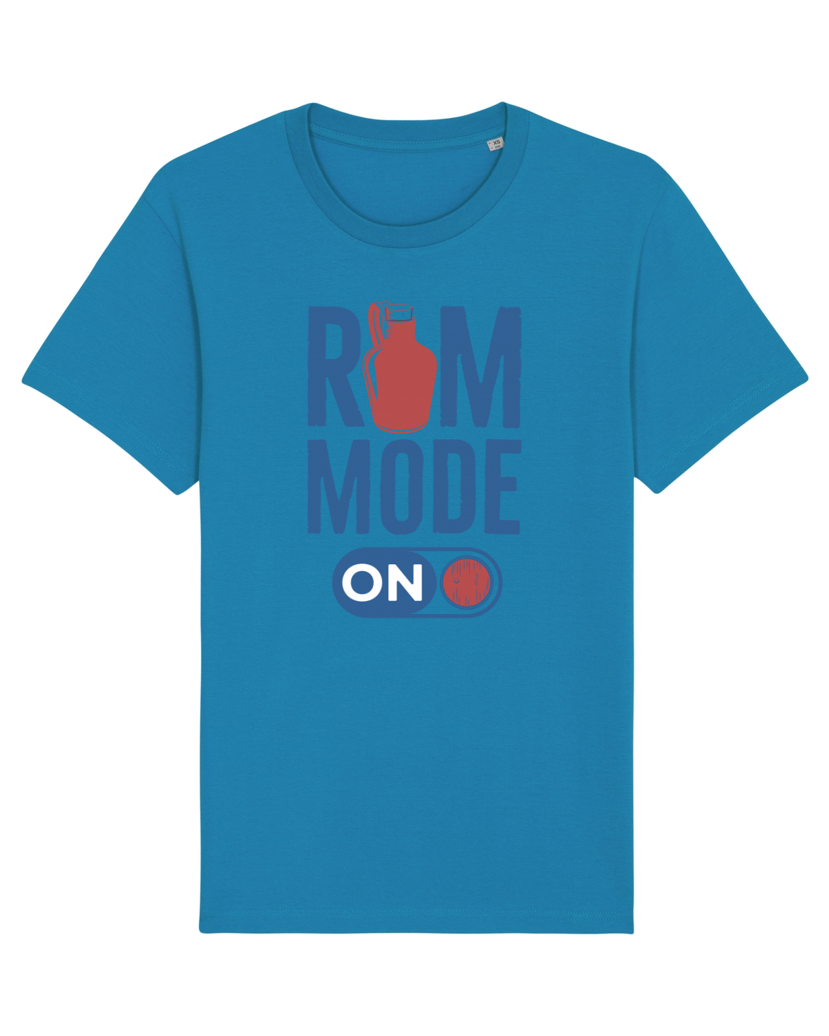 Tricou mânecă scurtă Unisex Rocker Azur