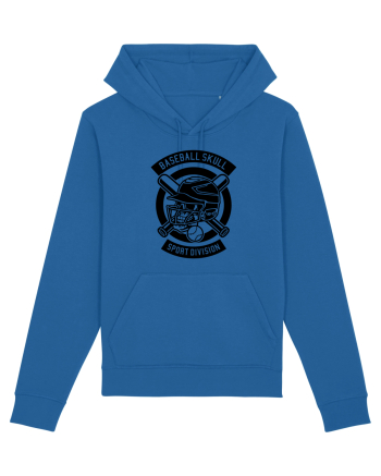Baseball Skull Black Royal Blue