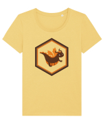 Baby Dragon Tricou mânecă scurtă guler larg fitted Damă Expresser