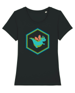 Baby Dragon Tricou mânecă scurtă guler larg fitted Damă Expresser