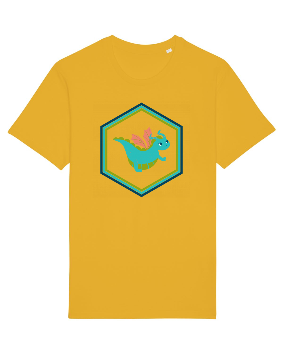 Tricou mânecă scurtă Unisex Rocker Spectra Yellow