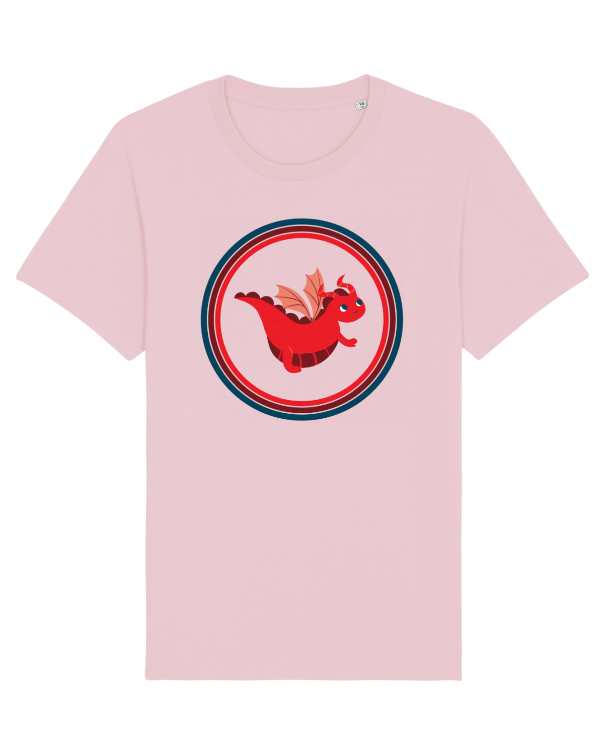Tricou mânecă scurtă Unisex Rocker Cotton Pink