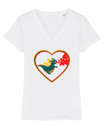 Baby Dragon Tricou mânecă scurtă guler V Damă Evoker