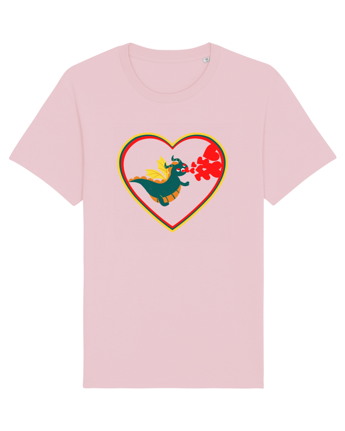 Tricou mânecă scurtă Unisex Rocker Cotton Pink