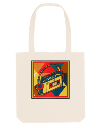 Retro Cassette Player Natural
