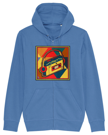 Retro Cassette Player Bright Blue