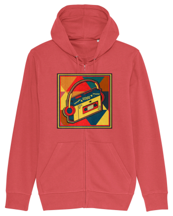 Retro Cassette Player Carmine Red